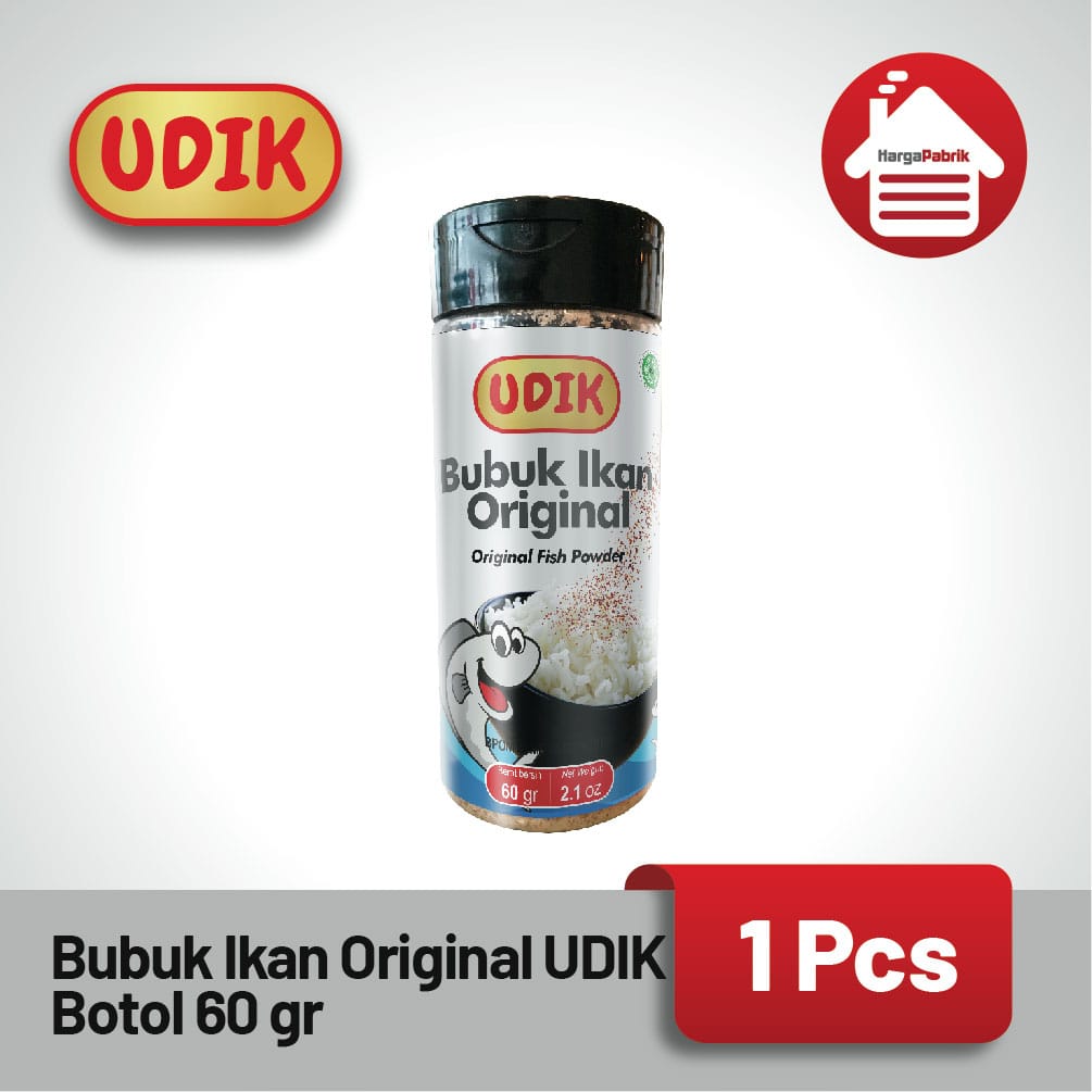 Udik Bubuk Ikan Original 60 gr